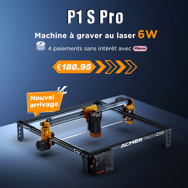 Graveur laser ACMER P1S  pro 6w