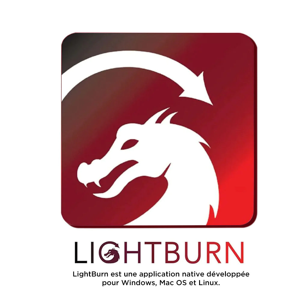 Logiciel LightBurn - Clé de licence GCode