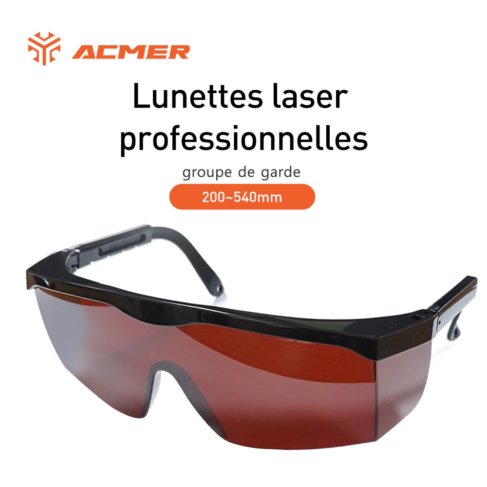 Lunettes de sécurité laser